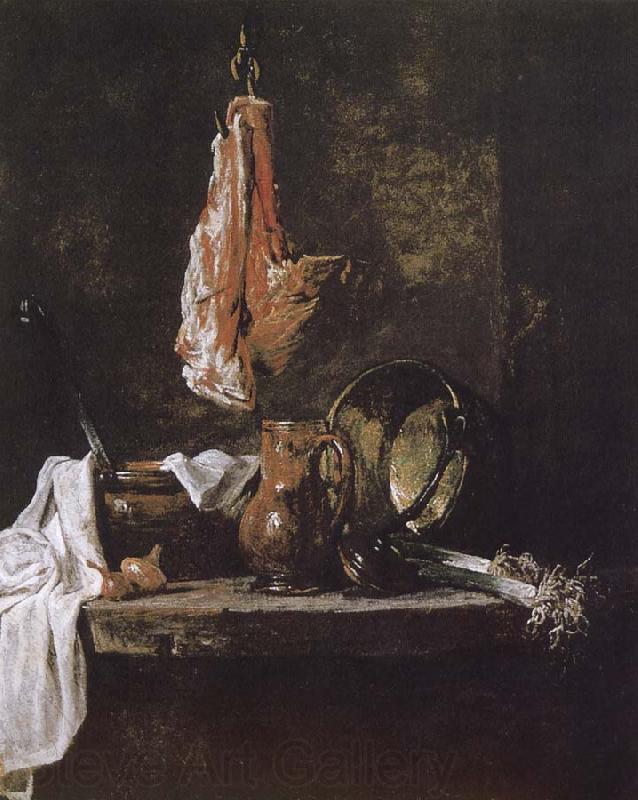 Jean Baptiste Simeon Chardin Still there is the lamb